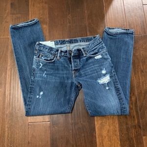 Abercrombie men’s jeans size 32x32 distressed